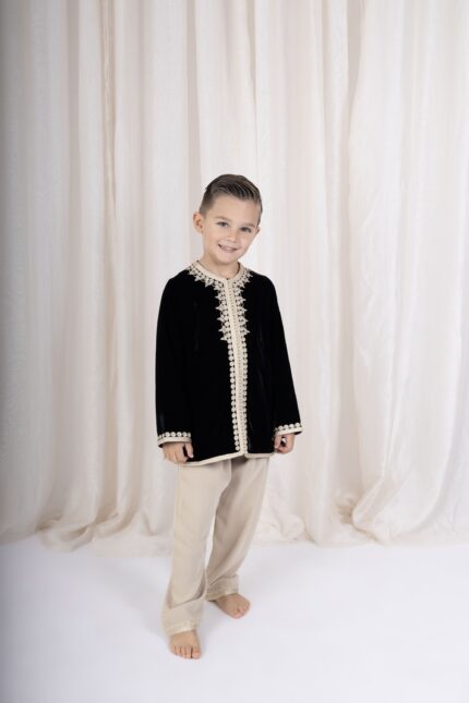 Jabador jongen – Idriss Noir Crème (vr)