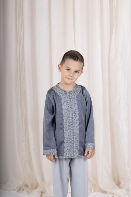 Jongens Jabador Set – Younes Zilvergrijs (vr)